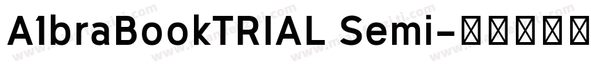 A1braBookTRIAL Semi字体转换